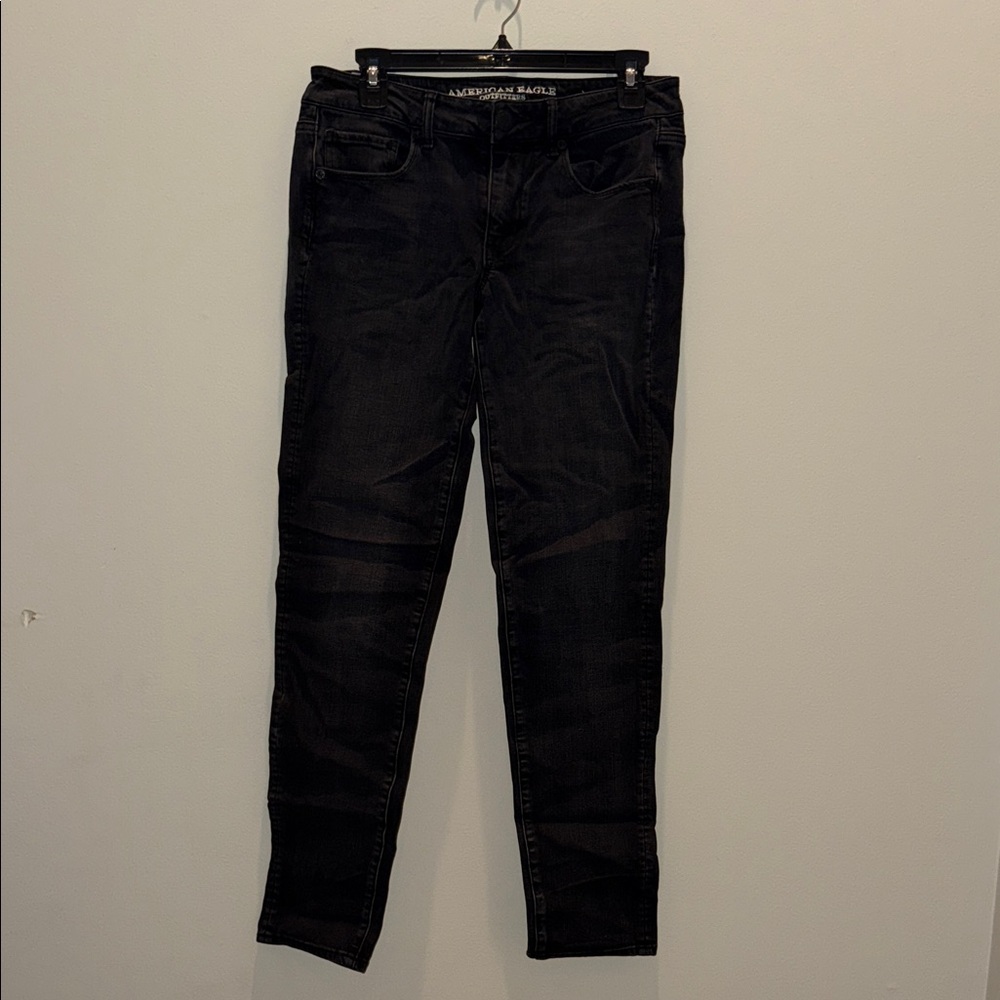 American eagle super stretch skinny jeans 8
